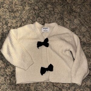 Old Navy kids Cream Sweater with Black Accents